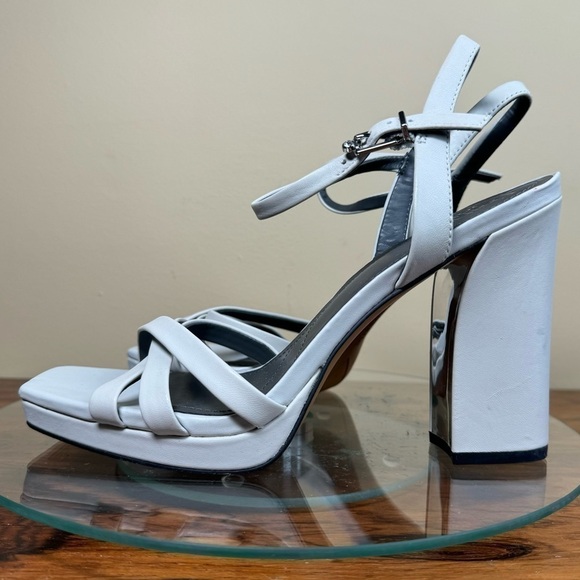 Franco Sarto Damalis Platform Sandal - Stone  - size 9 - Picture 2 of 12